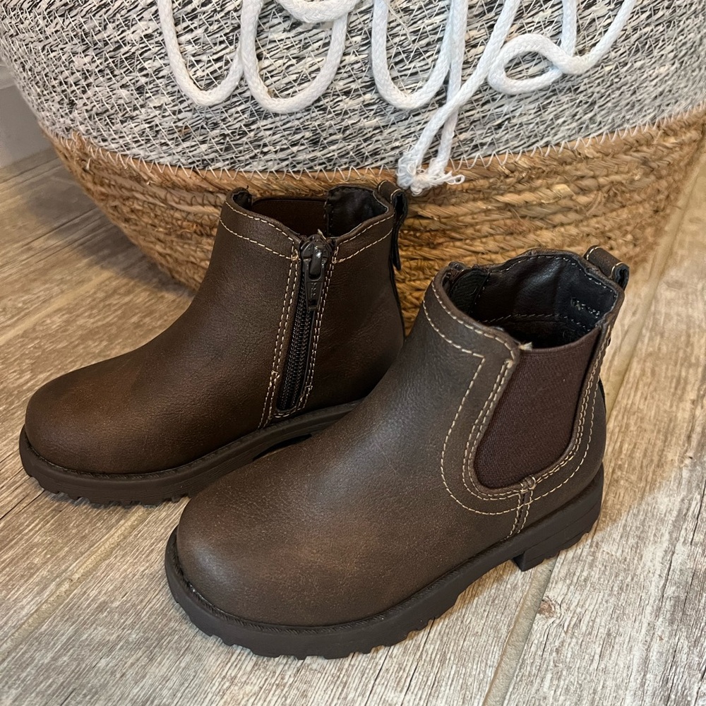 Brown Toddler Boy Boots